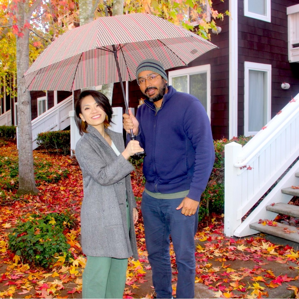Two (or one) person very sturdy and fun umbrella in stellar condition.